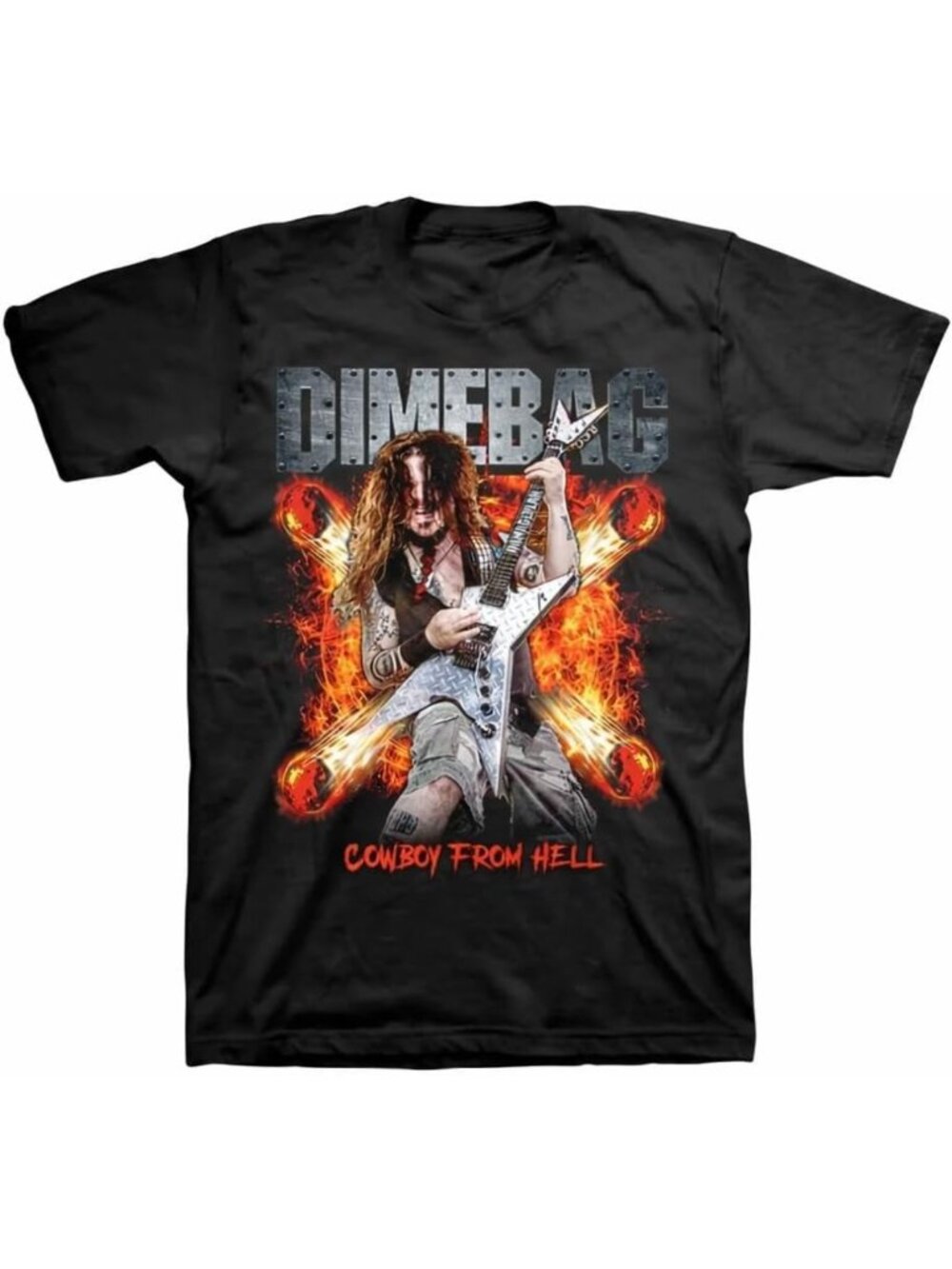 Men's Cowboy from Hell Graphic T-Shirt | Black, Soft Cotton, Casual Wear
